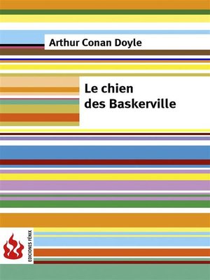cover image of Le chien des Baskerville (low cost). Édition limitée